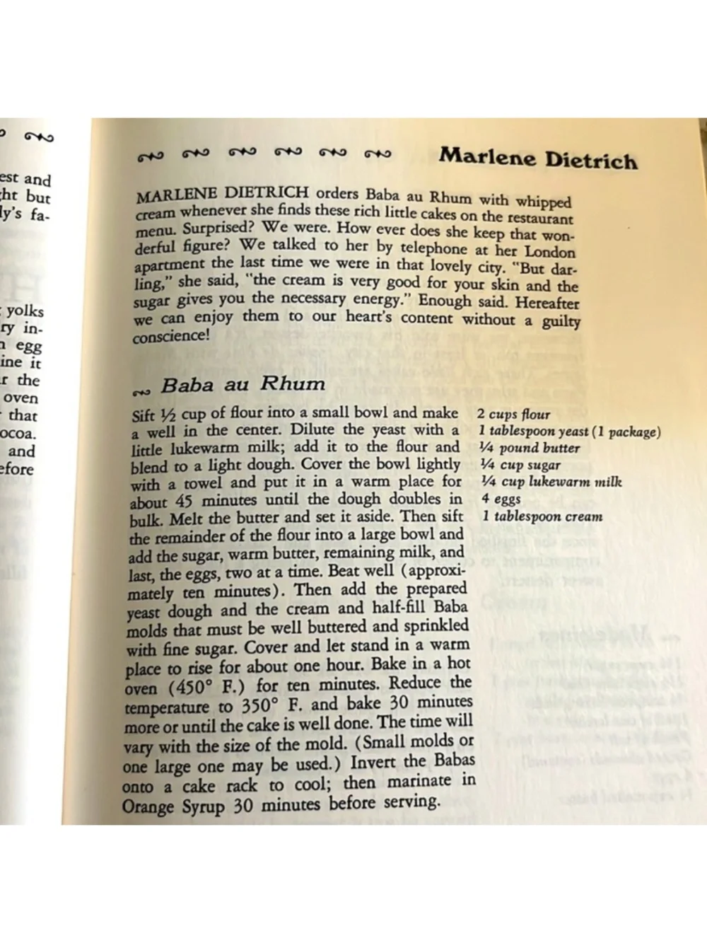 1967 The Sweet Taste of Success Collection of Celebrity Desserts
